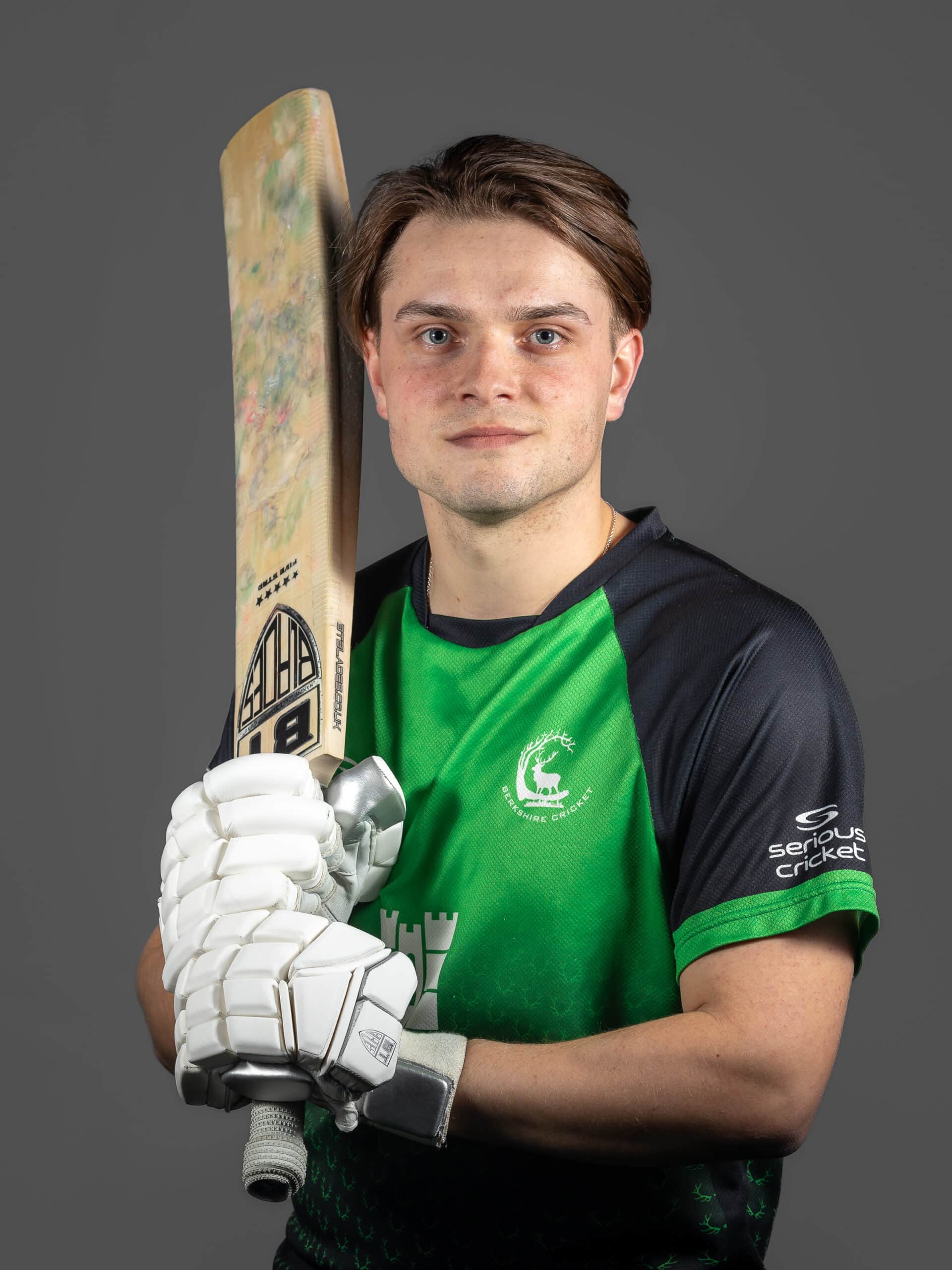 Archie Carter photographed at the Berkshire Cricket Media Day 2024.