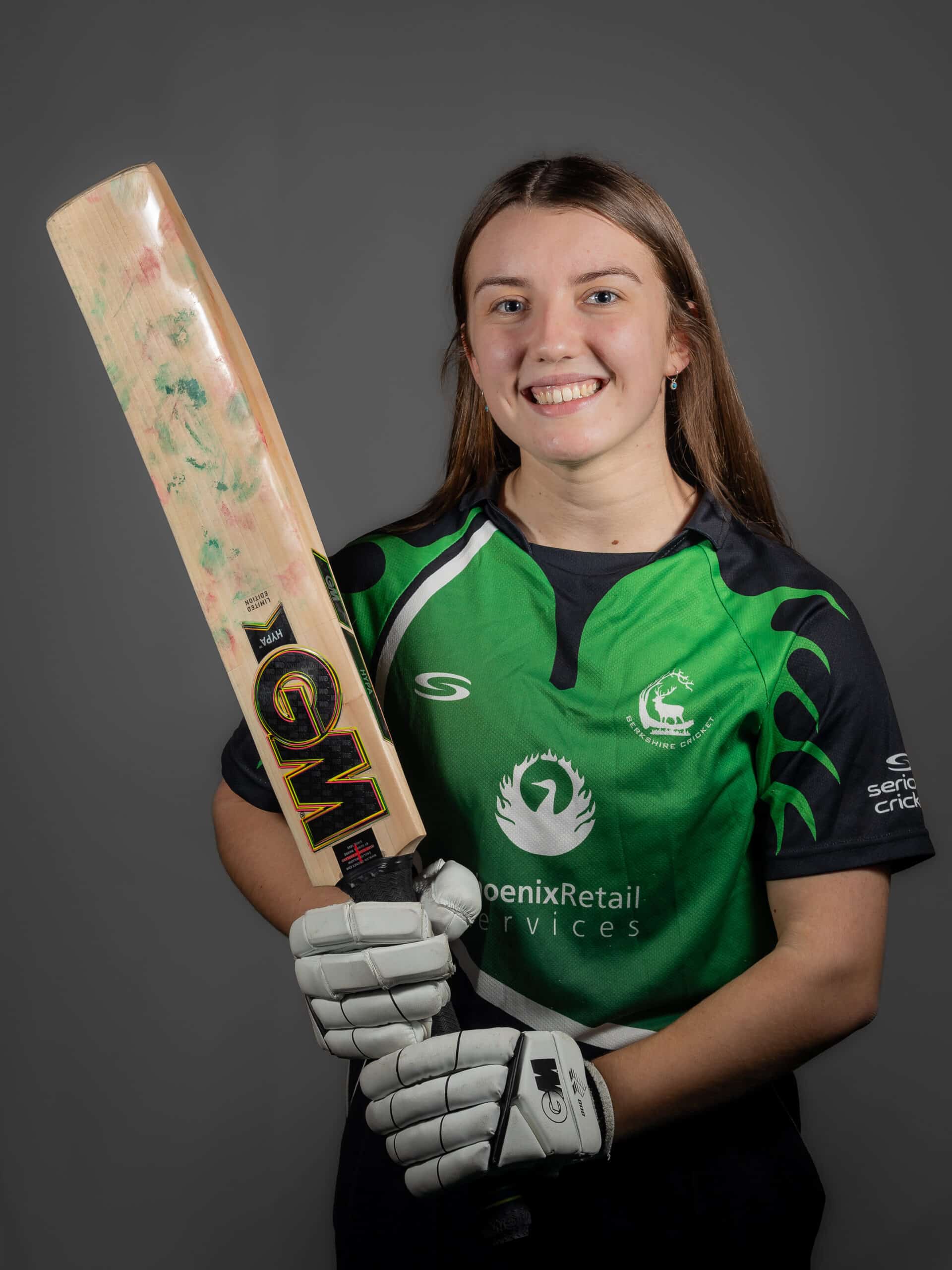 Holly Rider photographed at the Berkshire Cricket Media Day 2024.