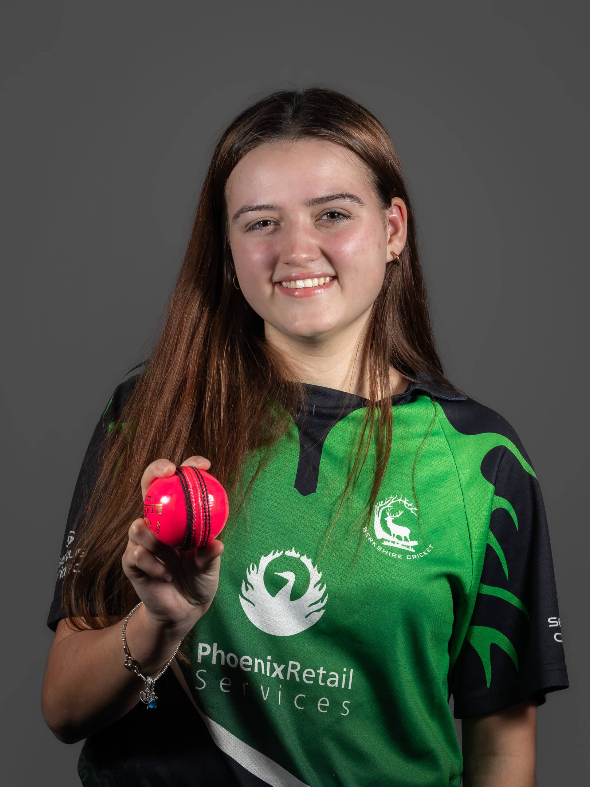 Kali-Ann Docherty photographed at the Berkshire Cricket Media Day 2024.