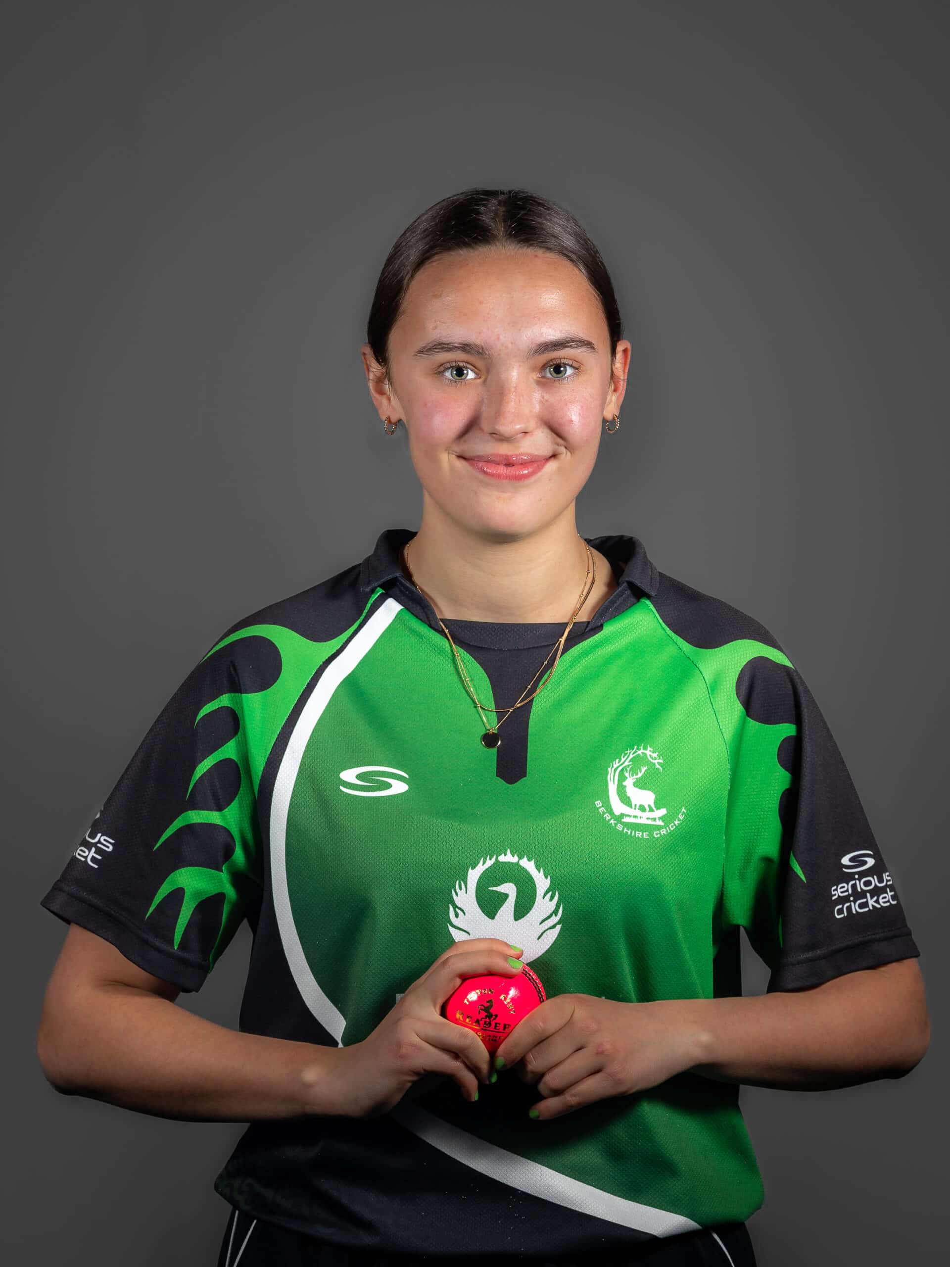 Mary Briscoe photographed at the Berkshire Cricket 2024 Media Day.