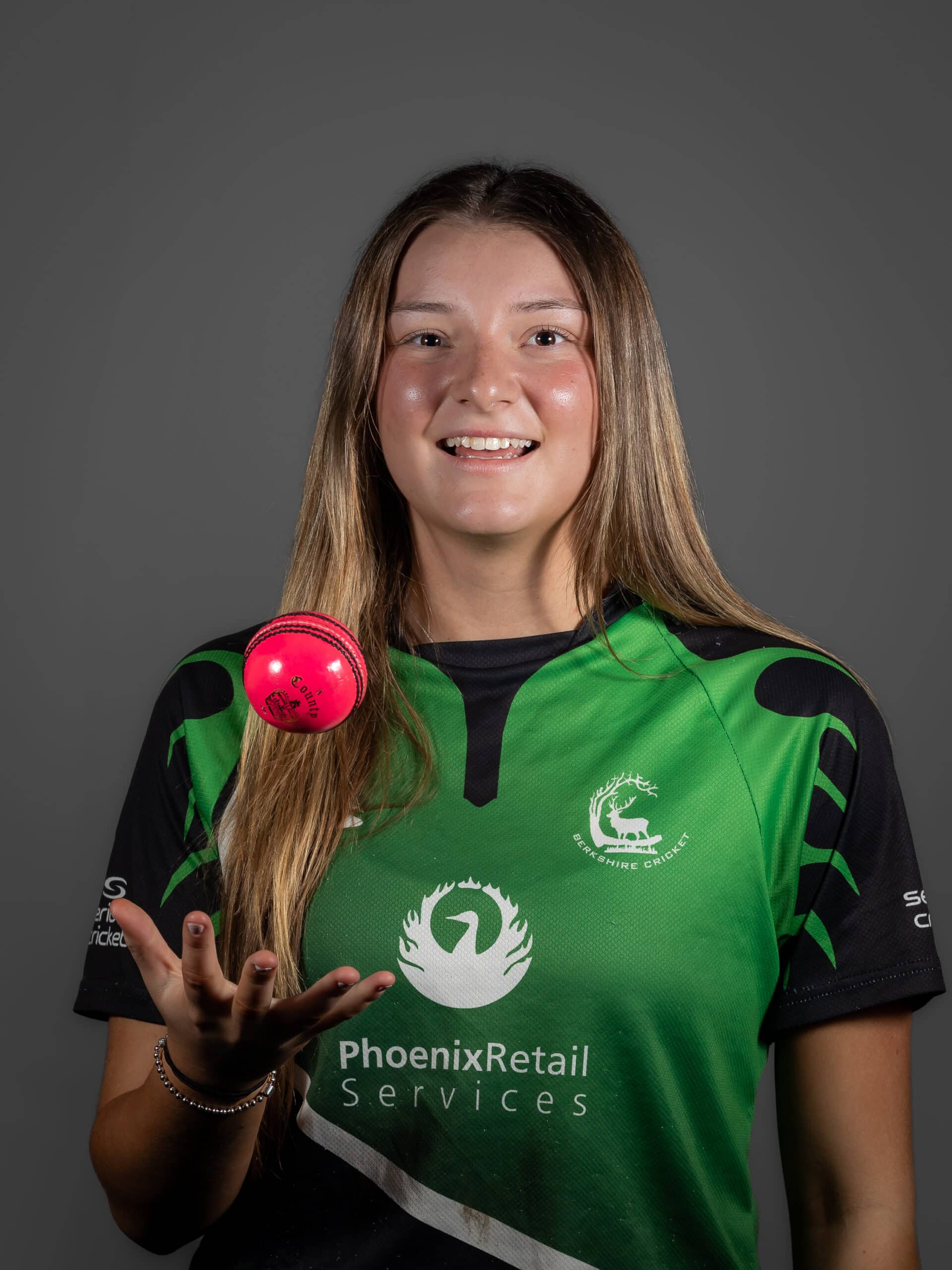 Molly Bulteel photographed at the Berkshire Cricket Media Day 2024.