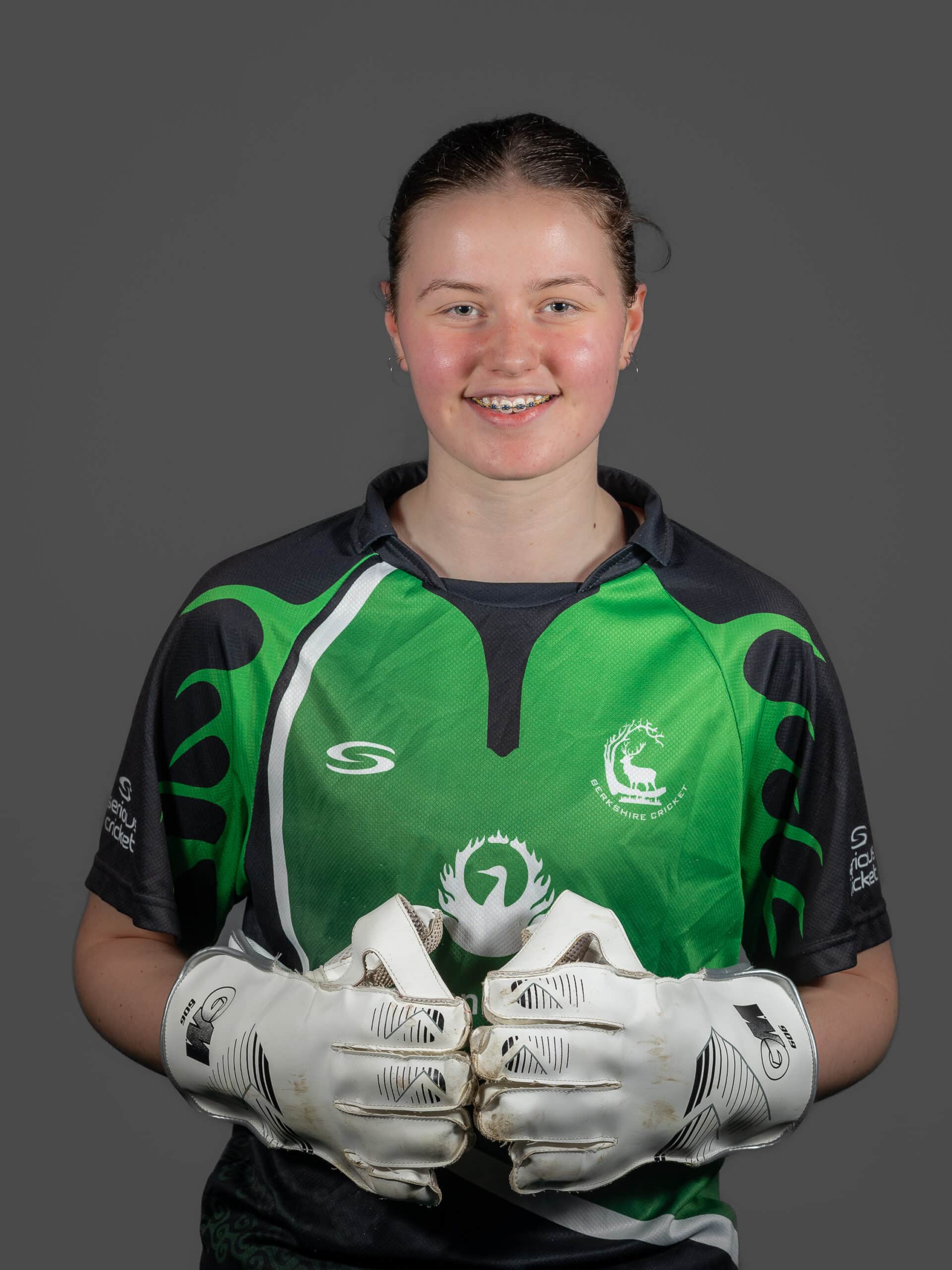 Poppy Camplin photographed at the Berkshire Cricket Media Day 2024.