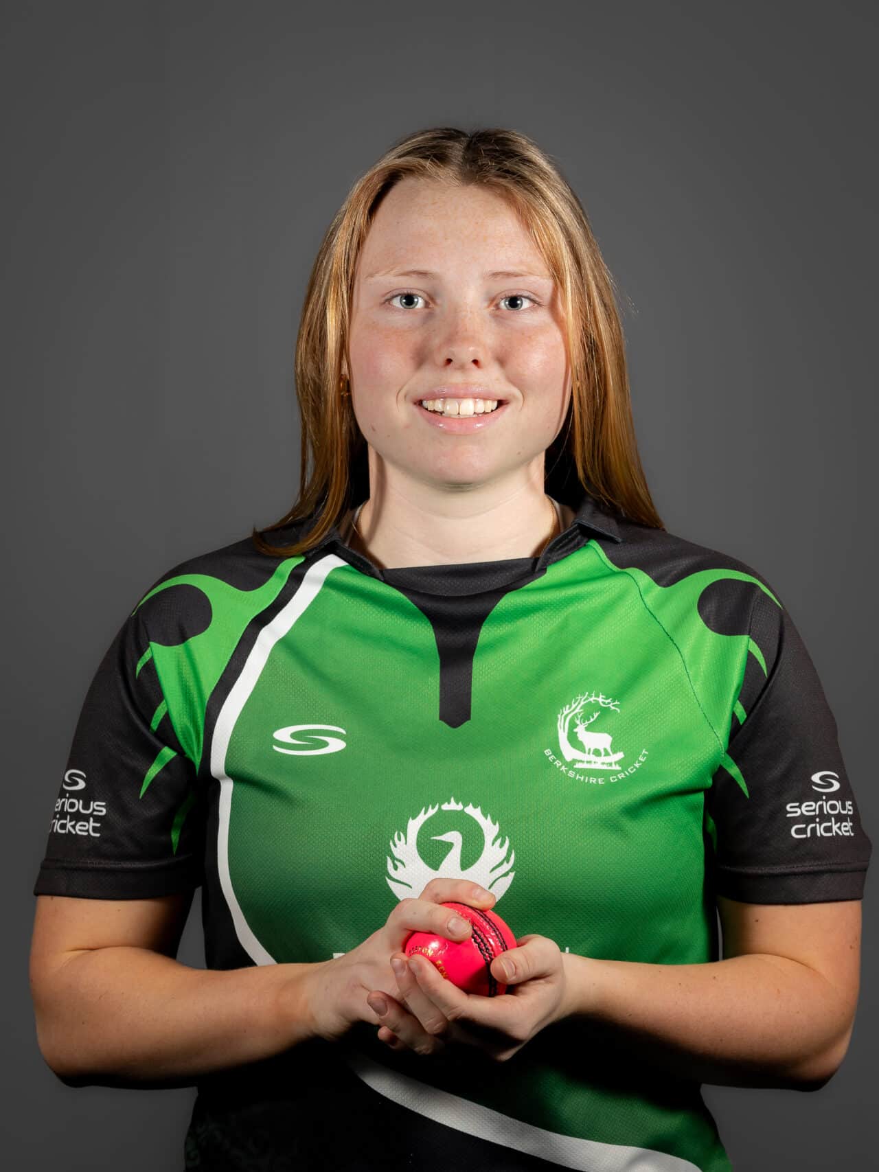 Poppy Tulloch photographed at the Berkshire Cricket Media Day 2024.