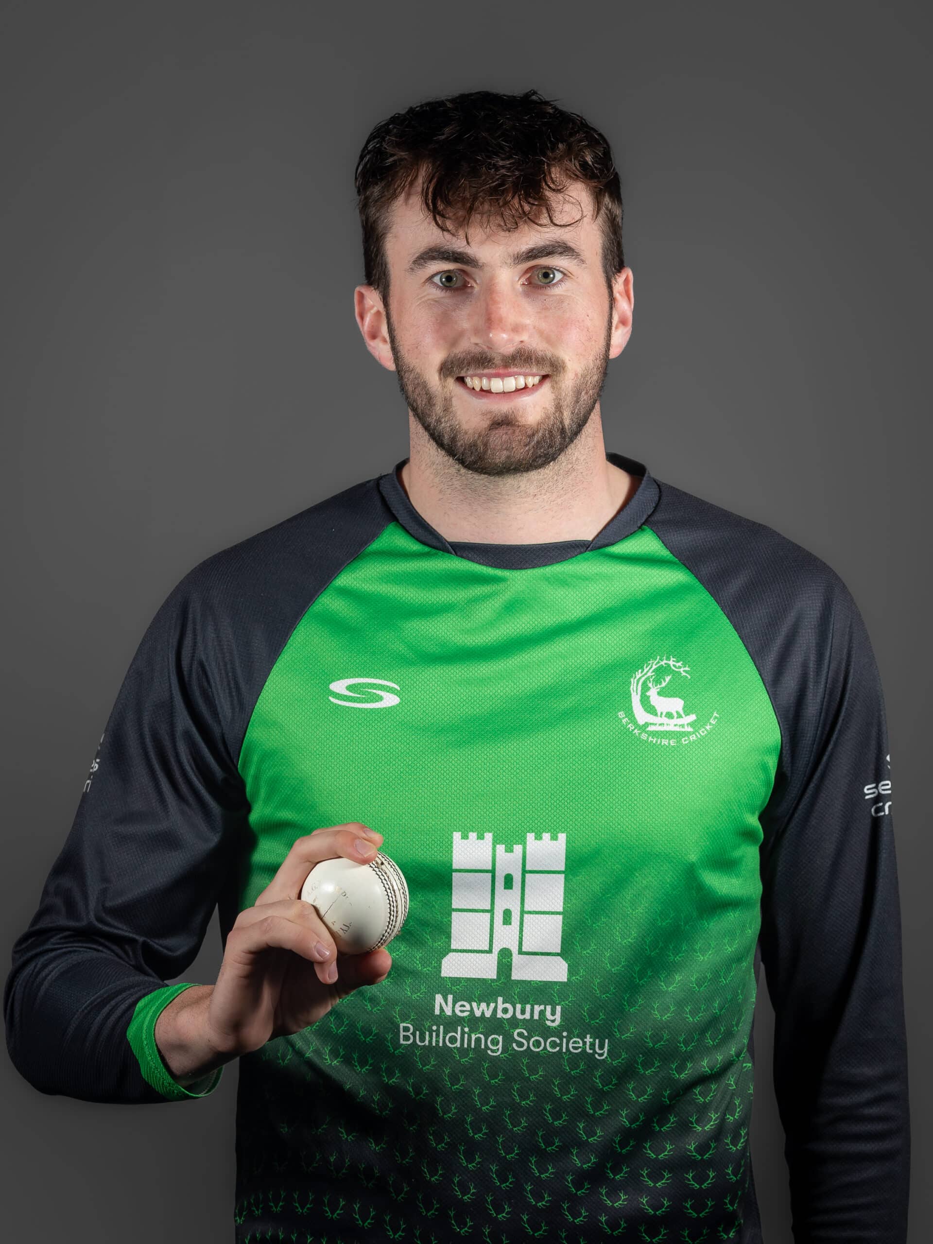 Toby Greatwood photographed at the Berkshire Cricket Media Day 2024.