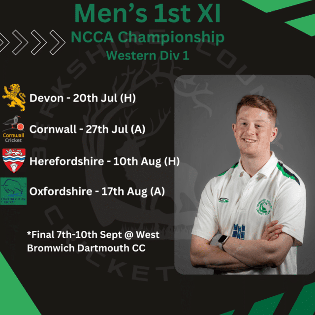 2025 Mens 1st XI Fixtures Released