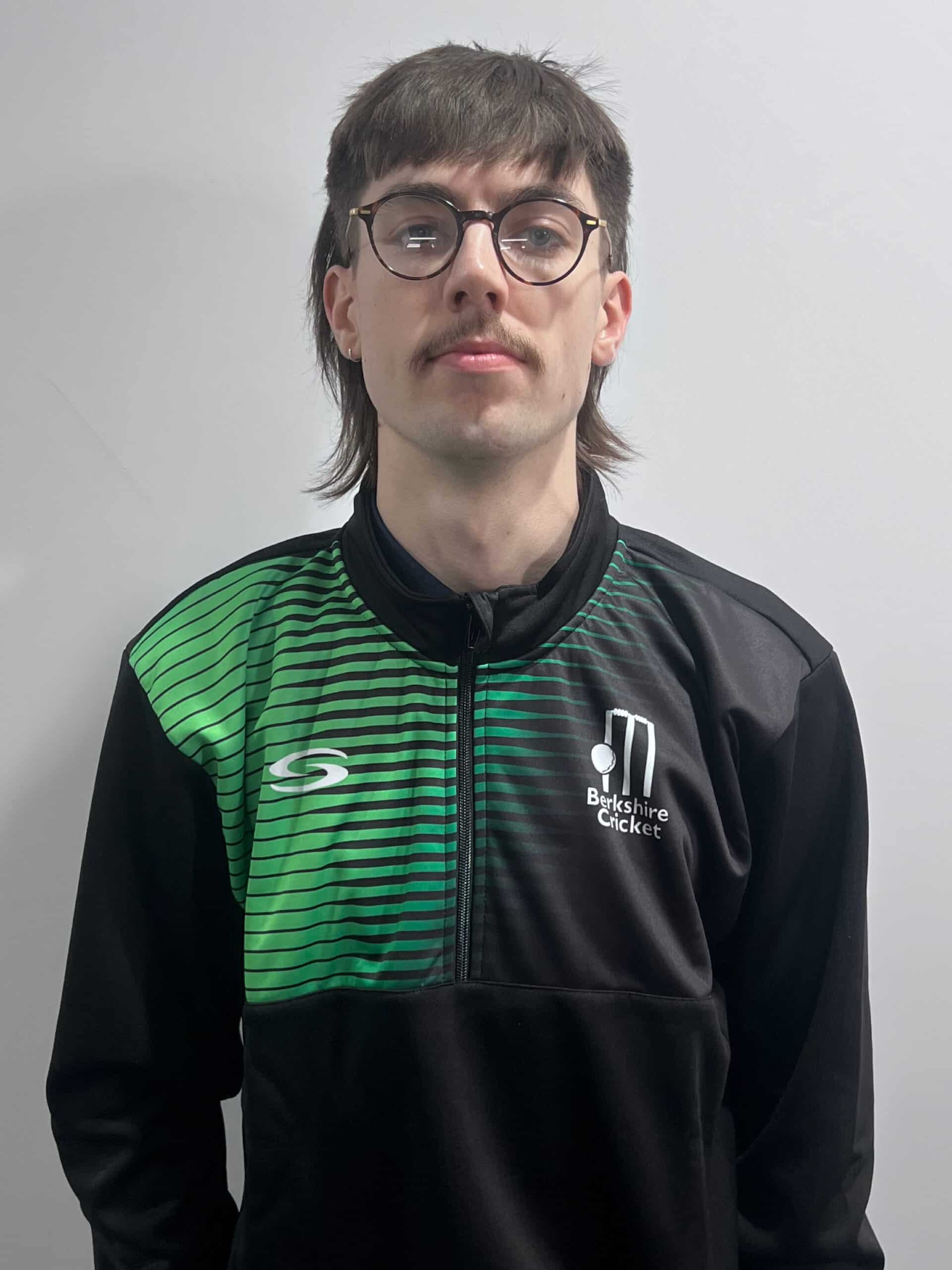 Berkshire Cricket's Paul Bew photographed at Falkland Cricket Club on March 28th, 2024. Photo by Roger Byrne.