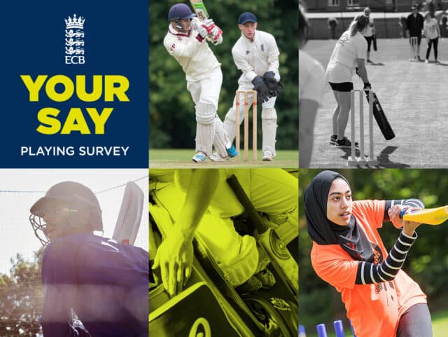Take Part in the 2025 ECB Cricket Playing Survey & Have Your Say