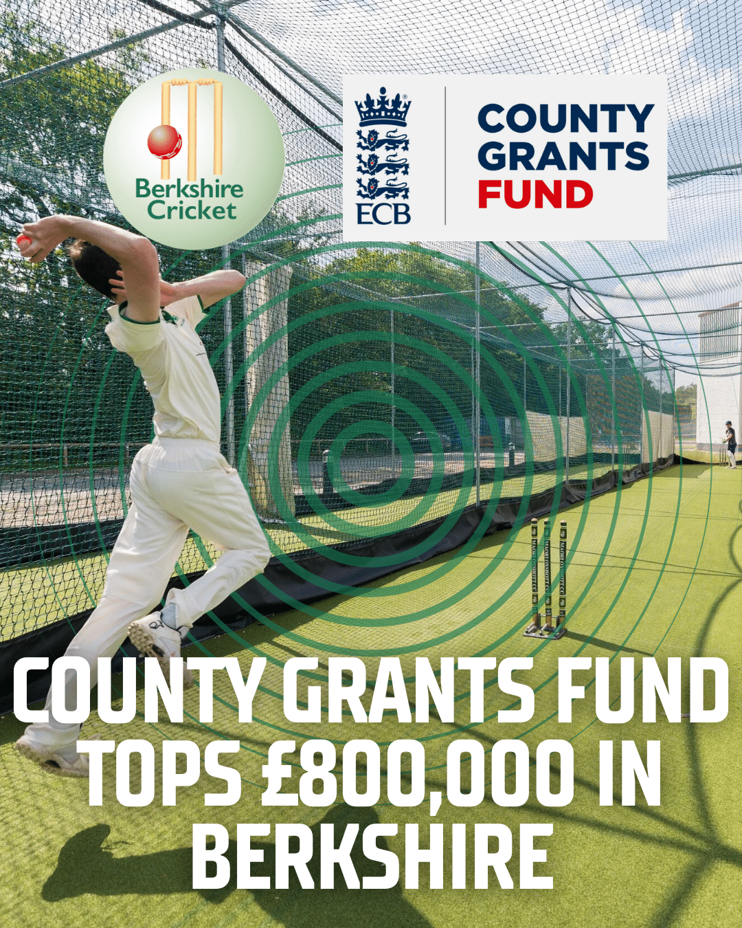 County Grant Support Passes £800,000 - Berkshire Cricket
