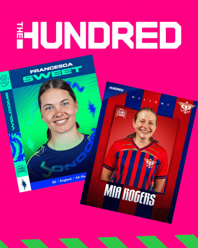 Rogers & Sweet Heading to The Hundred