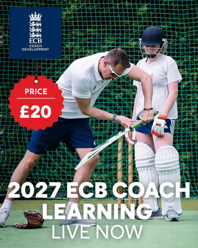 New ECB Coach Learning Workshops Live Now