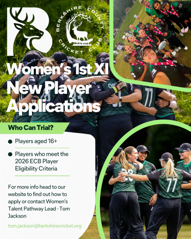 Berkshire Women 1st XI – Player Applications Open